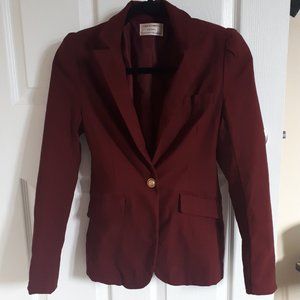 Love & Liberty  Wine Red Blazer